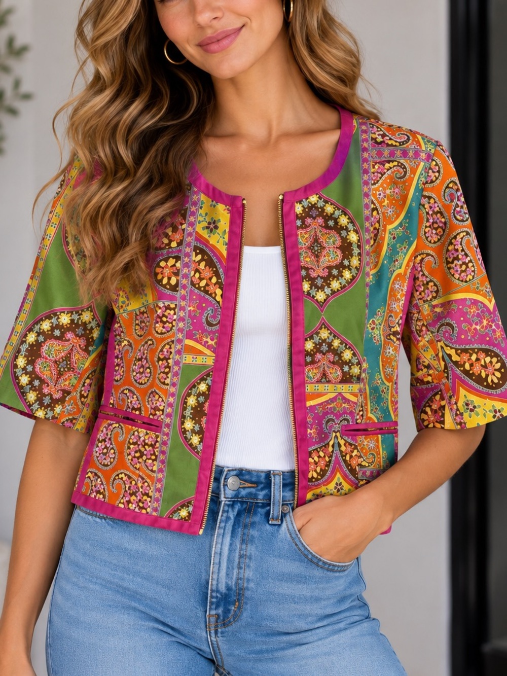 Peter Nygard Paisley Jacket